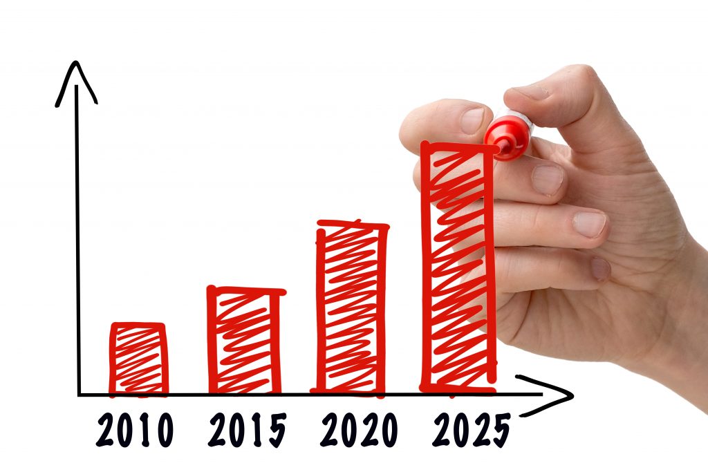 Рост рук. 2025 Год.картинки. Картинка 2025 на белом фоне.